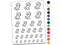 Cute Crawling Baby Temporary Tattoo Water Resistant Fake Body Art Set Collection